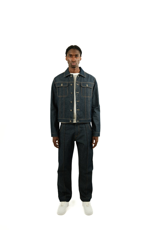 Men’s Blue Raw Denim Jeans