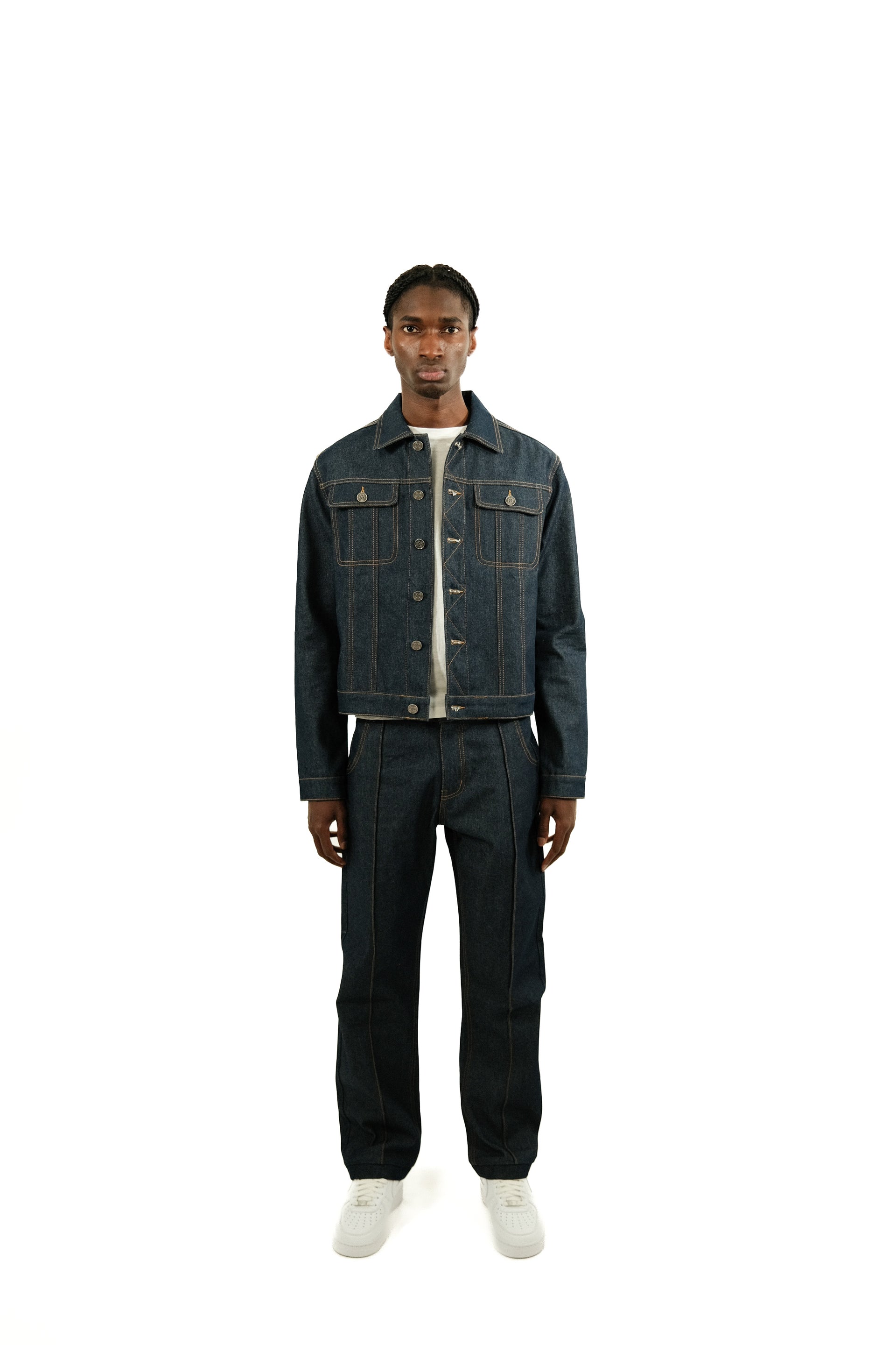 Men’s Blue Raw Denim Jeans