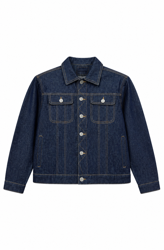 Men’s Blue Raw Denim Jacket