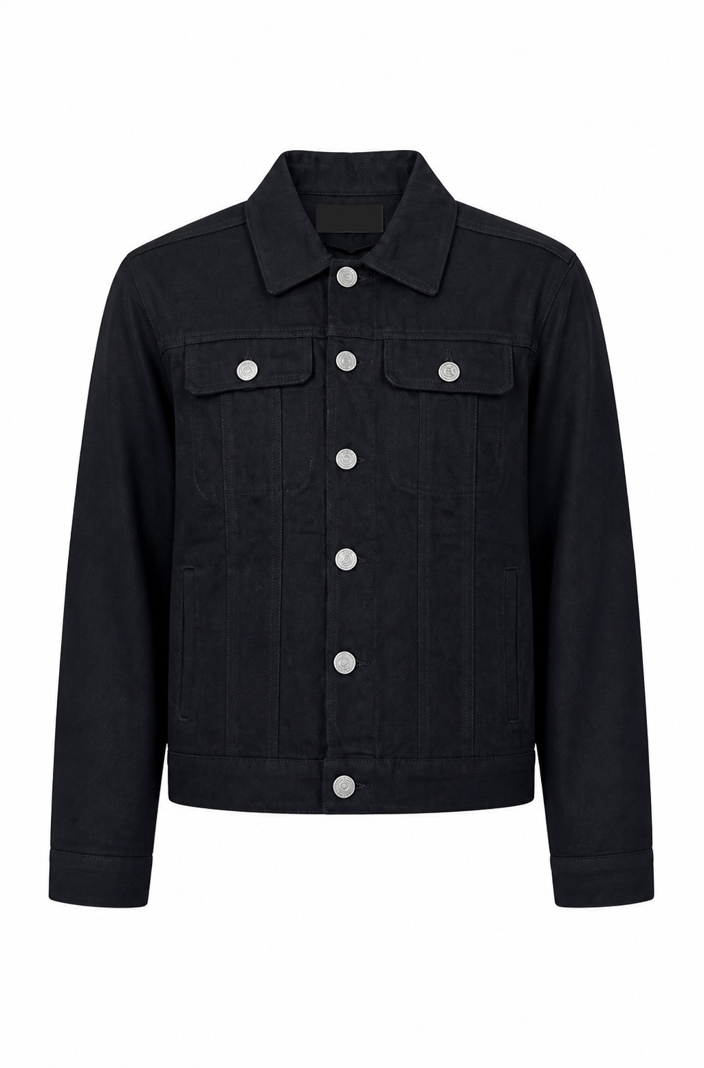 Men’s Black Raw Denim Jacket