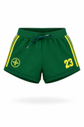 Bami women’s green & yellow shorts