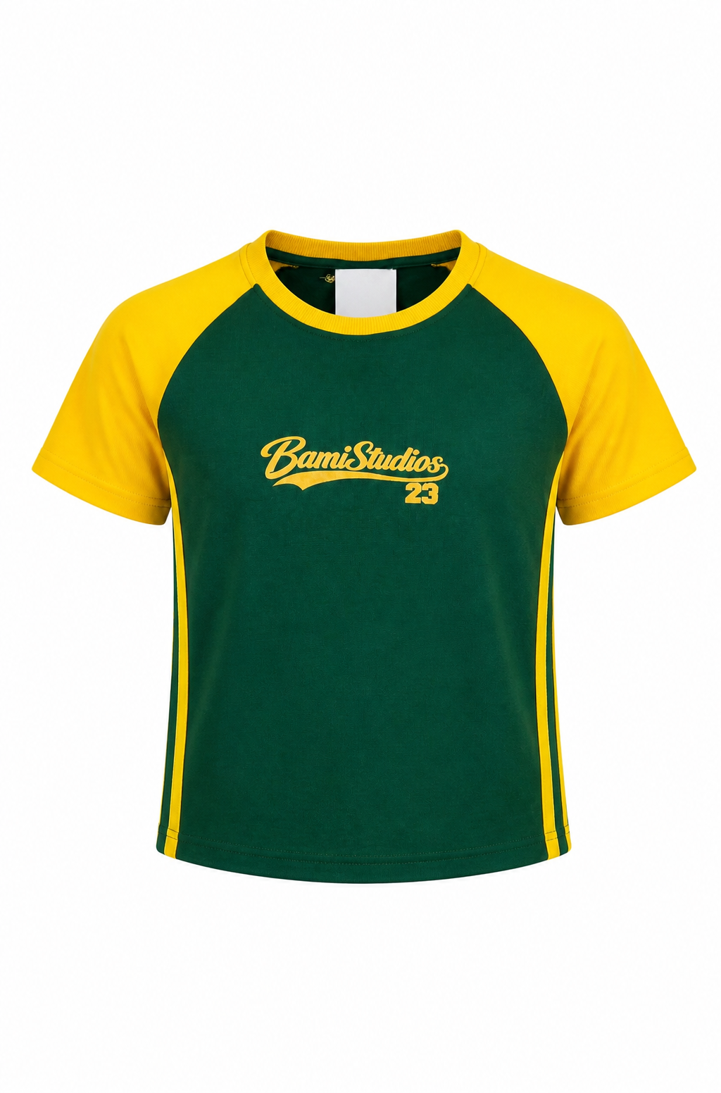 Bami women’s green & yellow top