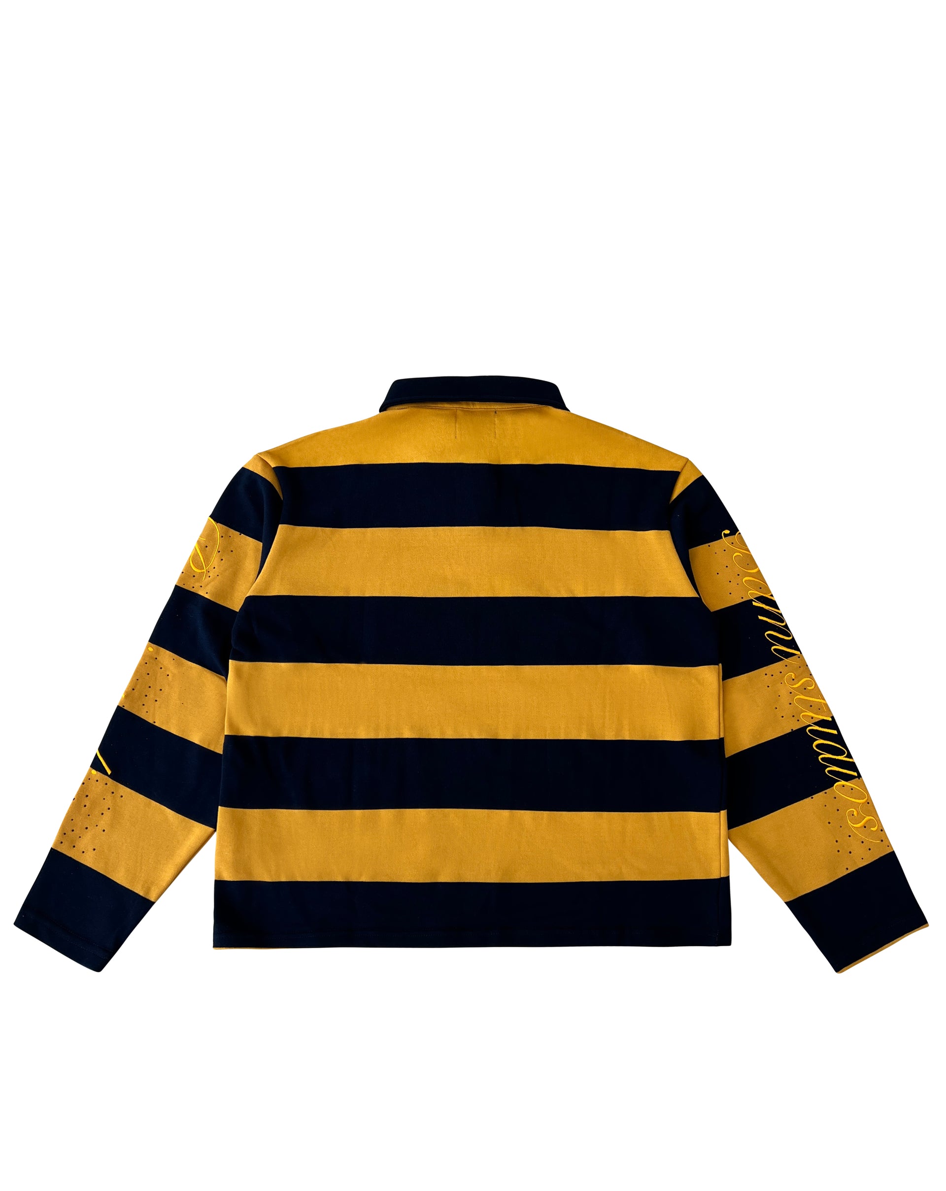 Brown & Navy Rugby Polo