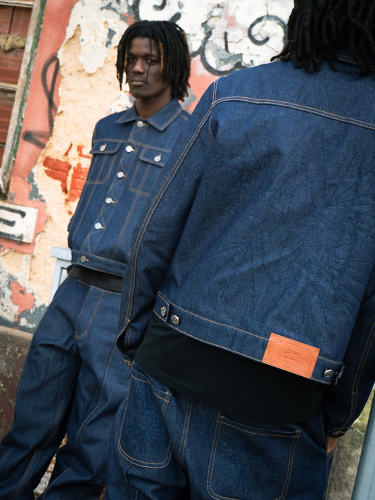 Men’s Blue Raw Denim Jacket