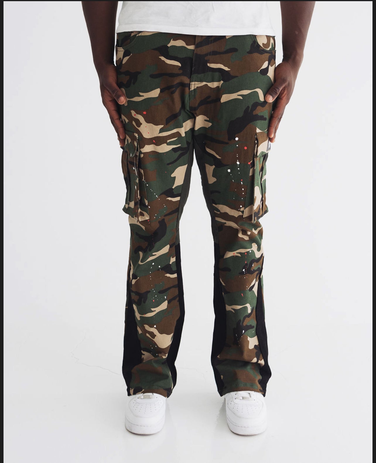 Luxury camouflage jeans