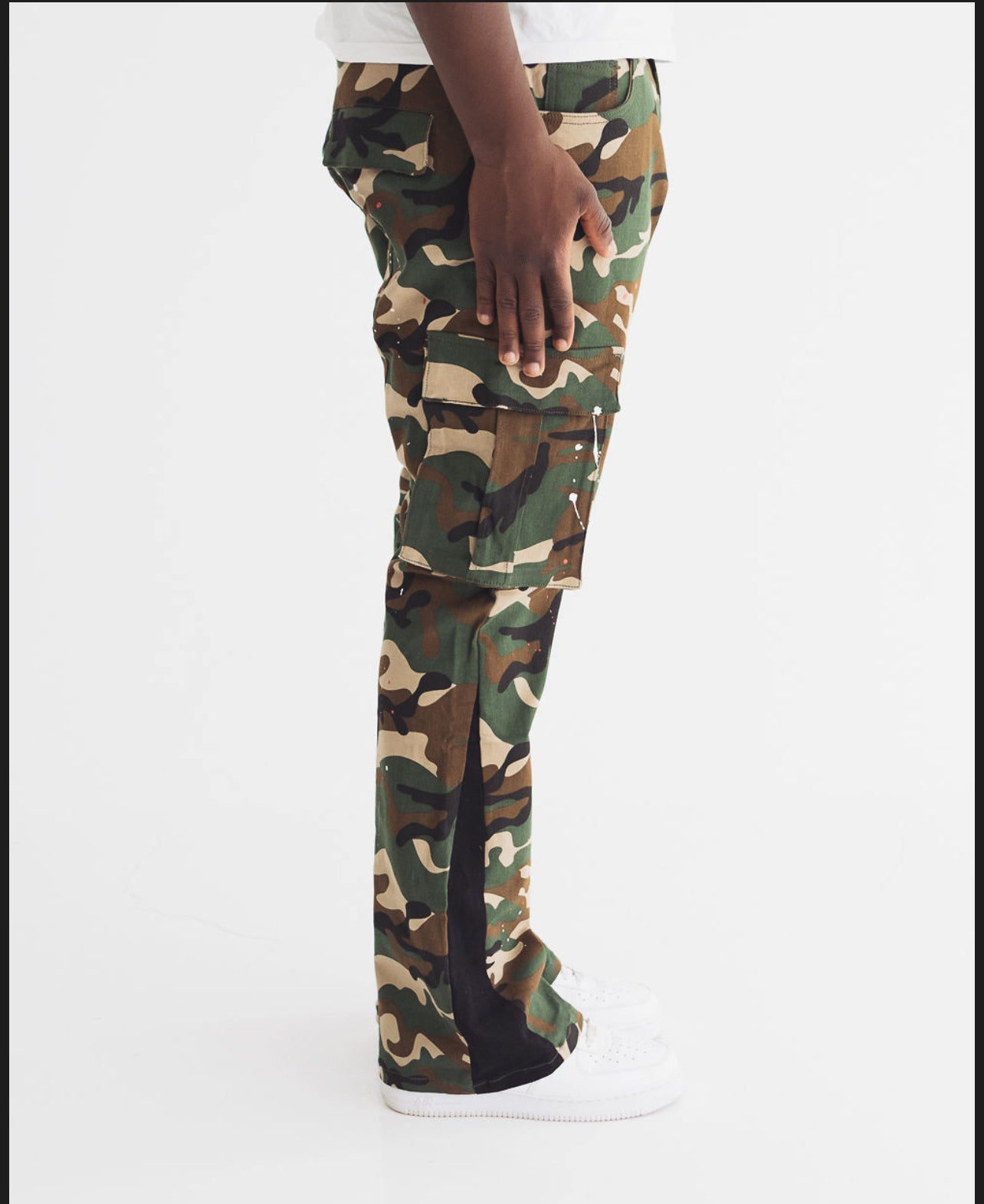 Luxury camouflage jeans