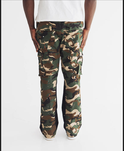 Luxury camouflage jeans