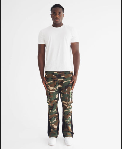 Luxury camouflage jeans