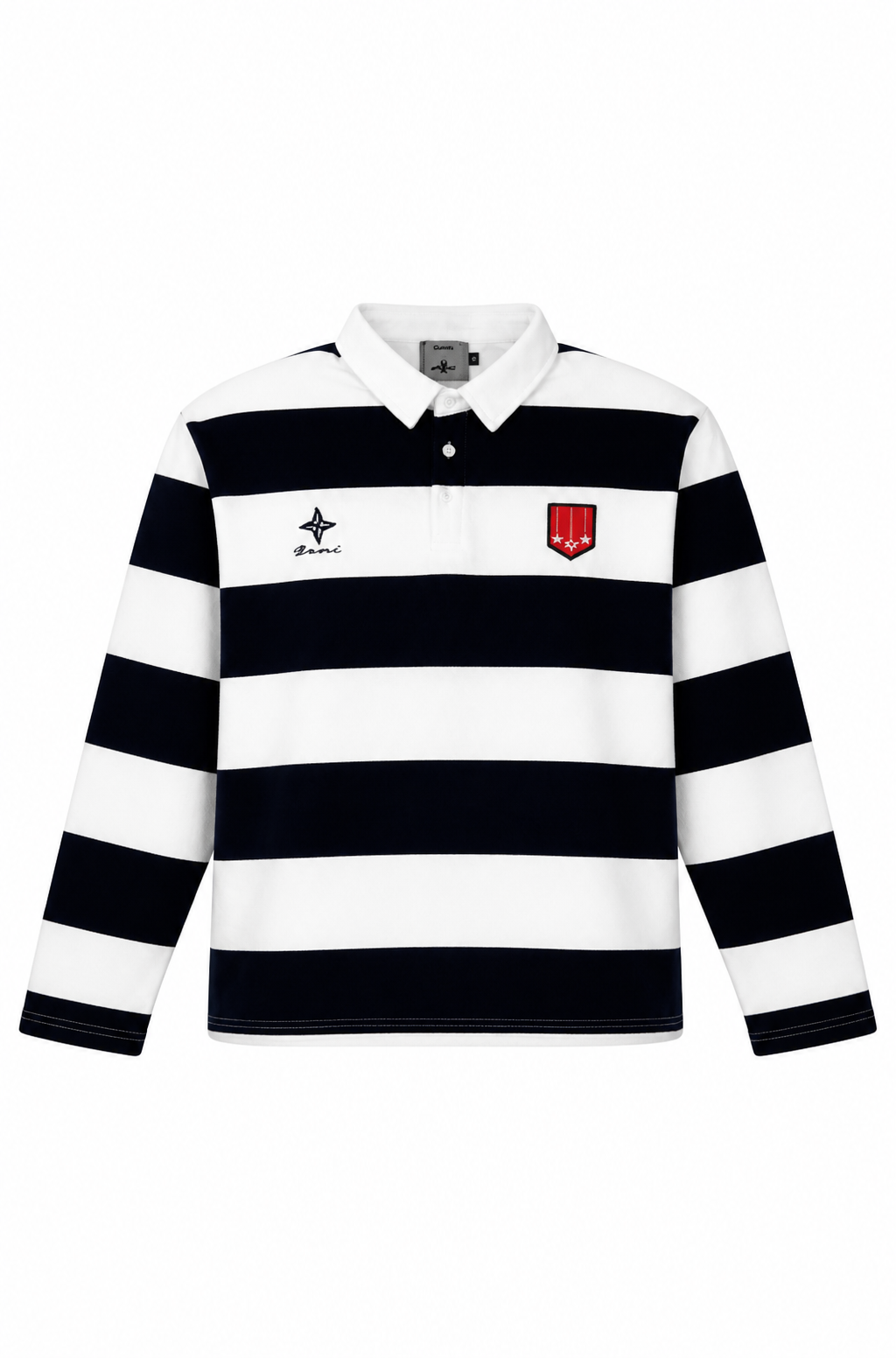 Navy & white polo