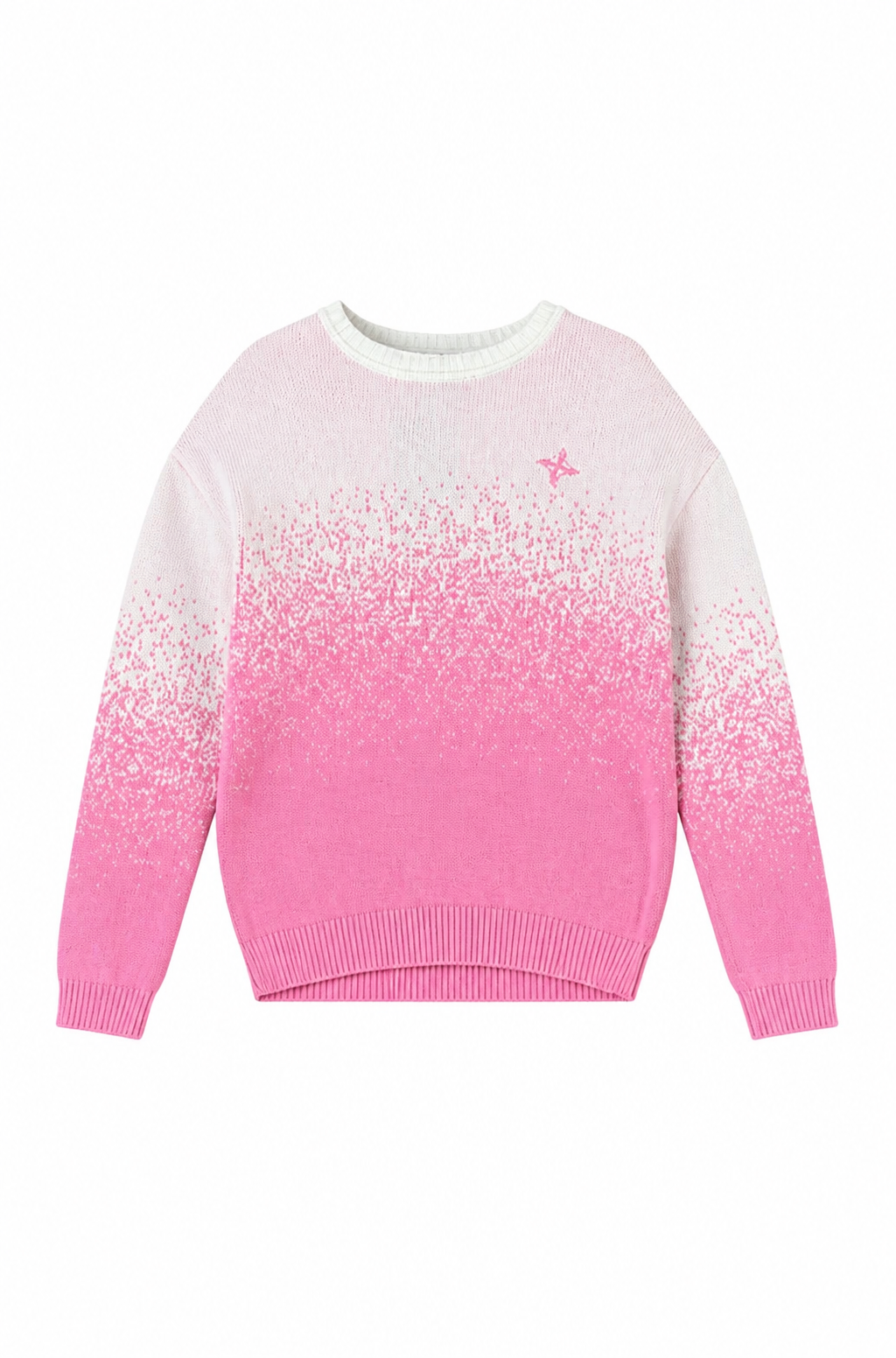 Pink Gradient knit shirt