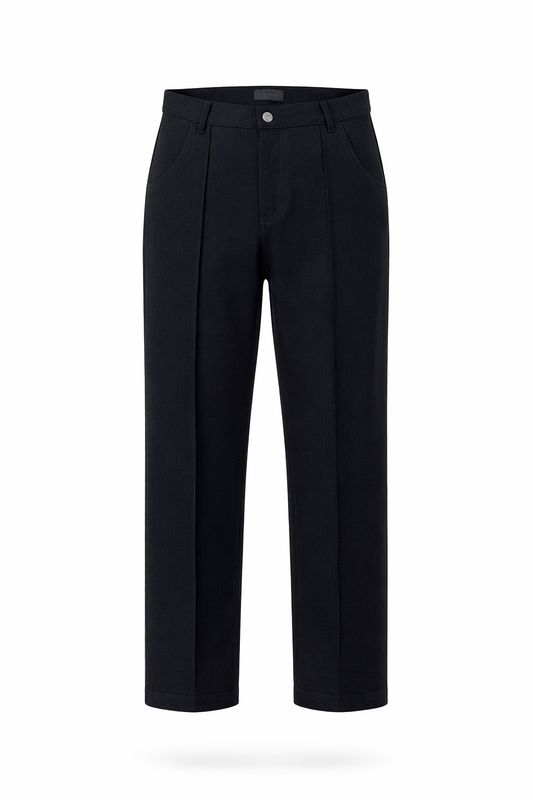Men’s Black Raw Denim Jeans