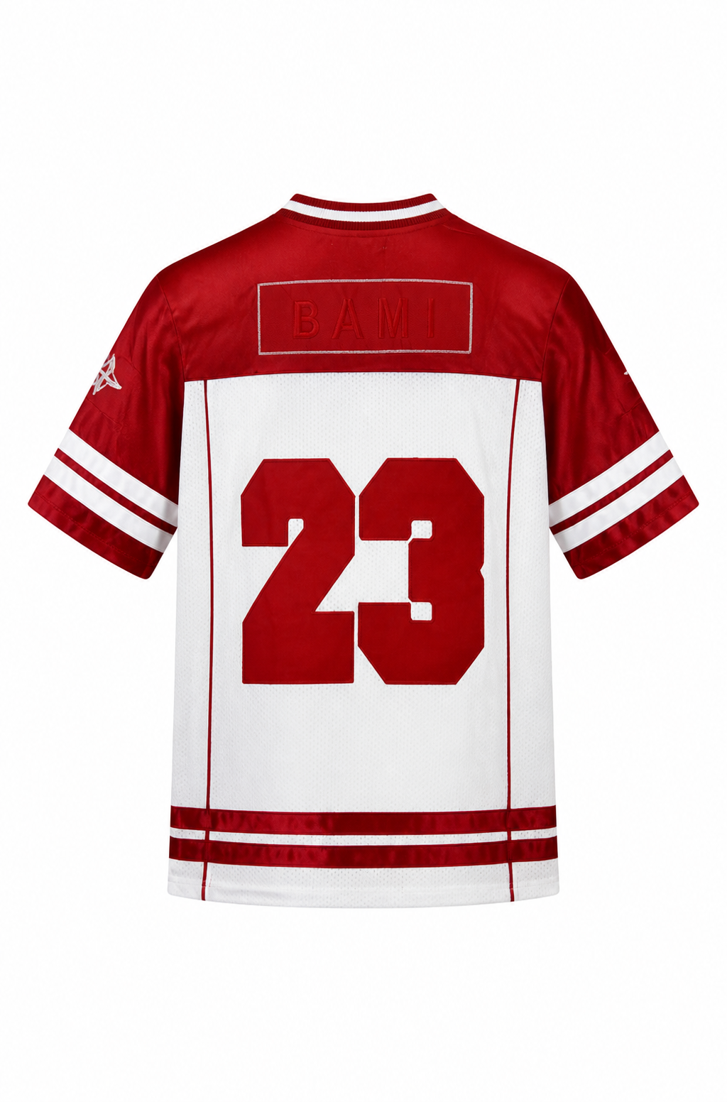 BAMI red & white jersey
