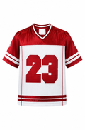 BAMI red & white jersey