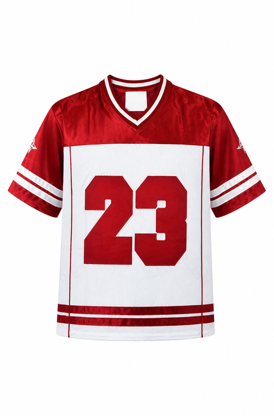 BAMI red & white jersey