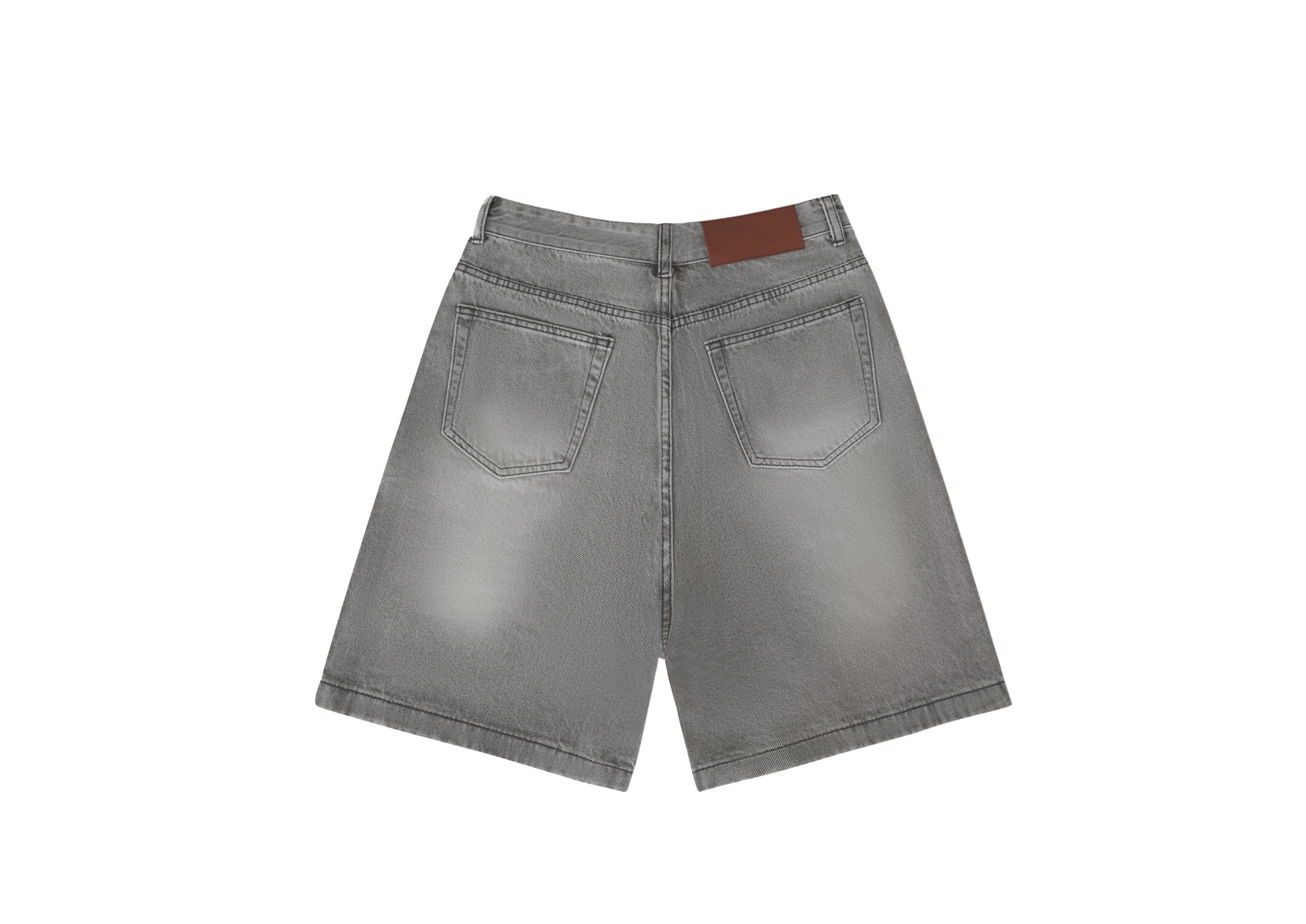 BAMI GREY DENIM SHORTS